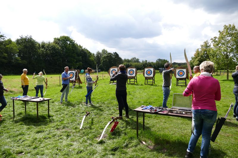 Die Pfeile fliegen