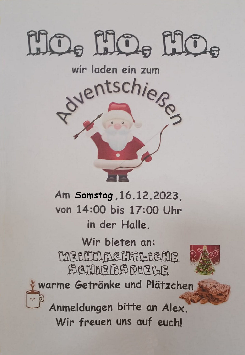 Adventschießen